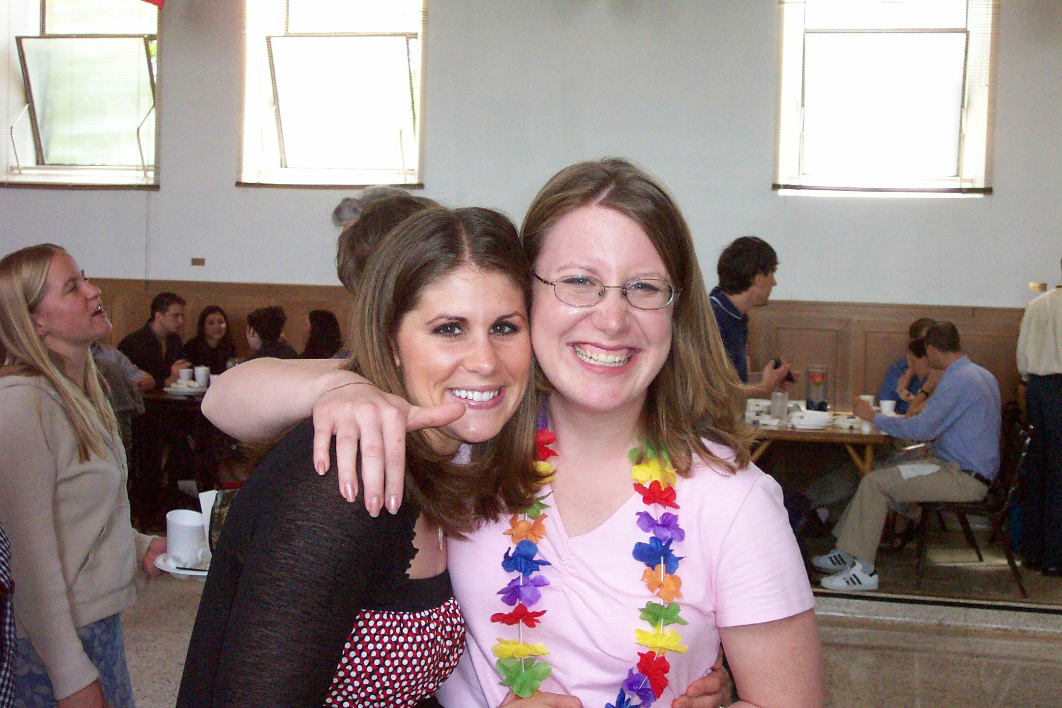 Becky with fellow graduate